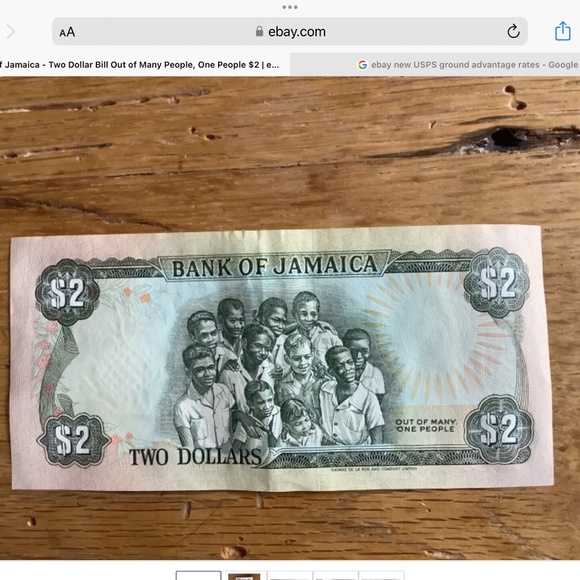 Jamaica two dollar bill 1987 $2 money 87 Bob Marley One Love  Bundle only - Picture 2 of 7